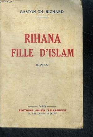 Bild des Verkufers fr RIHANA FILLE D'ISLAM - ROMAN zum Verkauf von Le-Livre