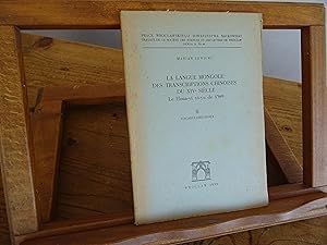 LA LANGUE MONGOLE DES TRANSCRIPTIONS CHINOISE DU XIVe Siècle Le Houa-yi yi-yu de 1389 Tome II Voc...