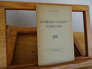 GRAMMAIRE SANSKRITE élémentaire