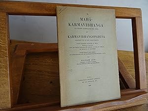 MAHA-KARMAVIBHANGA (La Grande Classification Des Actes) Et KARMAVIBHANGOPADESA (Discussions sur l...