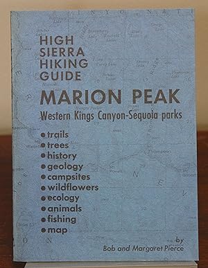 Image du vendeur pour Marion Peak Western Kings Canyon-Sequoia Park mis en vente par Spellbinder Books