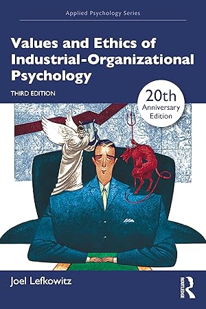 Bild des Verkufers fr Values and Ethics of Industrial-Organizational Psychology zum Verkauf von moluna