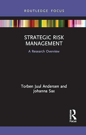 Imagen del vendedor de Strategic Risk Management a la venta por moluna