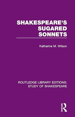 Bild des Verkufers fr Shakespeares Sugared Sonnets zum Verkauf von moluna