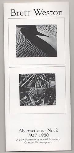 Seller image for Brett Weston: Abstractions No. 2 1927 - 1980 for sale by Jeff Hirsch Books, ABAA