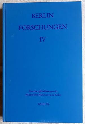 Berlin-Forschungen ; 4