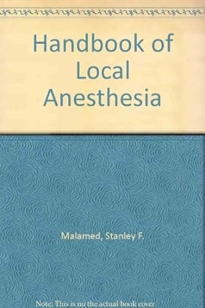Seller image for Handbook of Local Anesthesia for sale by WeBuyBooks