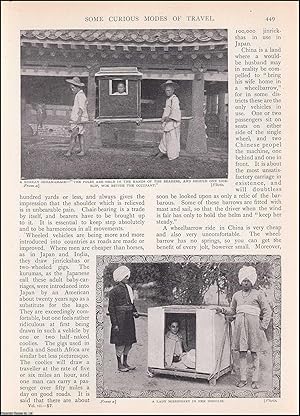 Image du vendeur pour Some Curious Modes of Travel : missionary travelling experiences in remote and distant lands. An uncommon original article from the Wide World Magazine 1901. mis en vente par Cosmo Books