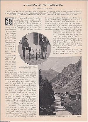 Immagine del venditore per Mountaineering. A Scramble on the Wellenkuppe, Switzerland. An uncommon original article from the Wide World Magazine 1901. venduto da Cosmo Books