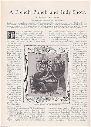 Seller image for A French Punch & Judy Show. An uncommon original article from the Wide World Magazine 1901. for sale by Cosmo Books