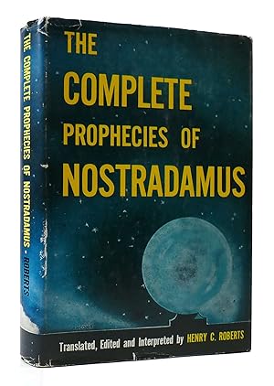 Seller image for THE COMPLETE PROPHECIES OF NOSTRADAMUS for sale by Rare Book Cellar