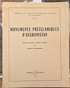 Seller image for Monuments Preislamiques d'Afghanistan for sale by Moe's Books