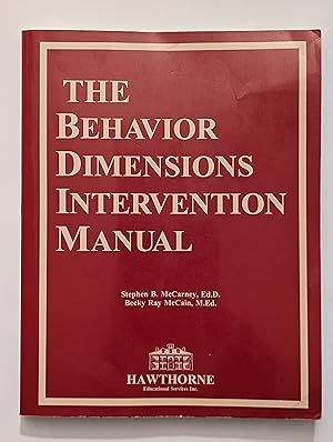 Immagine del venditore per The Behavior Dimensions Intervention Manual venduto da Beauford's Books