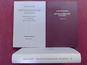 Mittelalterliche Studien (vollständig in 3 Bänden). Ausgewählte Aufsätze zur Schriftkunde und Lit...