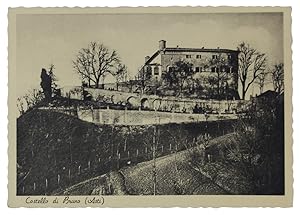 CASTELLO DI BRUNO (ASTI). CARTOLINA 1955: