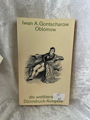 Bild des Verkufers fr Oblomow. (Dnndruck). zum Verkauf von Antiquariat Jochen Mohr -Books and Mohr-