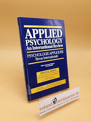 Seller image for Applied Psychology ; An international Review ; Psychologie Appliquee Revue Internationale ; Special Issue ; Volume 36, Issue 1 for sale by Roland Antiquariat UG haftungsbeschrnkt