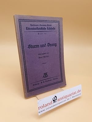 Imagen del vendedor de Sturm und Drang ; Heft 10 a la venta por Roland Antiquariat UG haftungsbeschrnkt