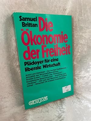 Bild des Verkufers fr konomie der Freiheit. Pldoyer fr eine liberale Wirtschaft zum Verkauf von Antiquariat Jochen Mohr -Books and Mohr-