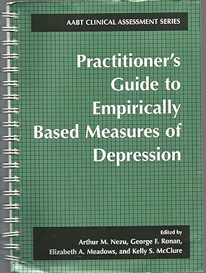 Bild des Verkufers fr Practitioner's Guide to Empirically Based Measures of Depression zum Verkauf von Elam's Books