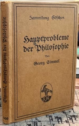 Bild des Verkufers fr Hauptprobleme der Philosophie. zum Verkauf von Antiquariat Thomas Nonnenmacher