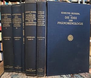 Seller image for Gesammelte Werke (Husserliana) Band 1-6. Cartesianische Meditationen und Pariser Vortrge; Die Idee der Phnomenologie; Ideen zu einer reinen Phnomemologie und phnomenologischen Philosophie I-III; Die Krisis der europischen Wissenschaften und die transzendentale Phnomenologie). for sale by Antiquariat Thomas Nonnenmacher