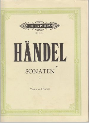 Imagen del vendedor de Sonaten fr Violine und Klavier. Band 1 a la venta por BuchSigel