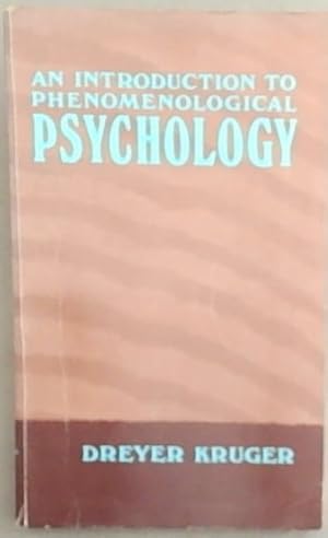 Bild des Verkufers fr An Introduction to Phenomenological Psychology zum Verkauf von Chapter 1