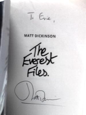 Bild des Verkufers fr The Everest Files zum Verkauf von World of Rare Books