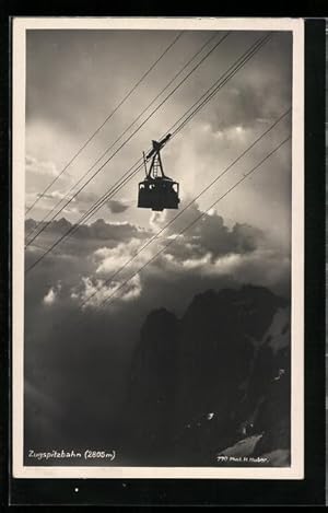 Ansichtskarte Zugspitze, Gondel der Zugspitzbahn