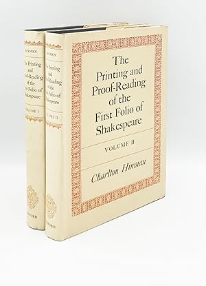 Seller image for The Printing and Proof-Reading of the First Folio of Shakespeare.Vol. I-II [complete set] for sale by Leopolis