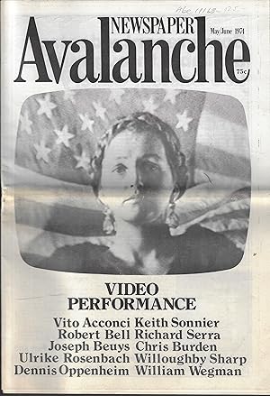 Image du vendeur pour Avalanche Newspaper - May/June 1974 - Video Performance mis en vente par ART...on paper - 20th Century Art Books