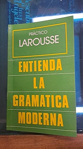 Seller image for Entienda la gramatica moderna for sale by Libros nicos