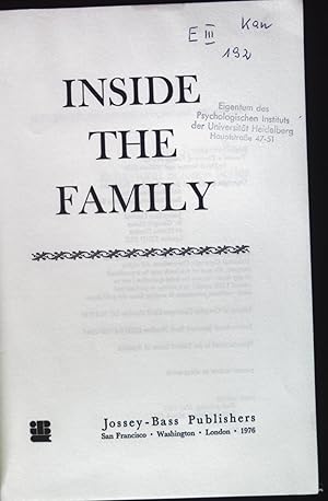 Seller image for Inside the Family. for sale by books4less (Versandantiquariat Petra Gros GmbH & Co. KG)