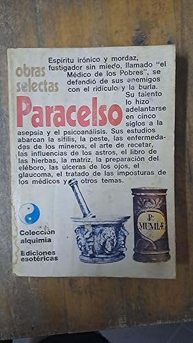 Seller image for Paracelso for sale by Libros nicos