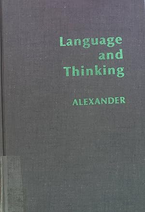 Seller image for Language and Thinking: A Philosophical Introduction. for sale by books4less (Versandantiquariat Petra Gros GmbH & Co. KG)