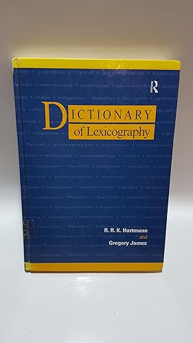 Immagine del venditore per Dictionary of Lexicography venduto da Cambridge Rare Books