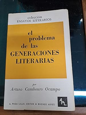 Imagen del vendedor de El problema de las generaciones literarias a la venta por Libros nicos