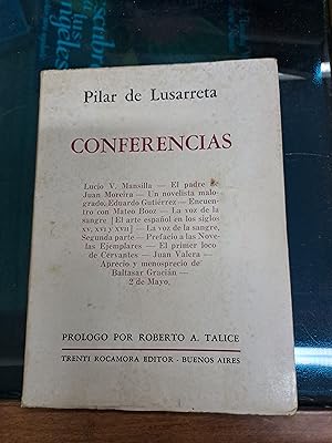 Imagen del vendedor de Conferencias a la venta por Libros nicos