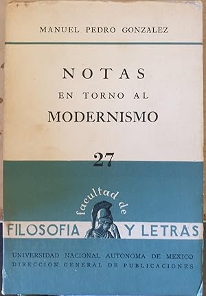 NOTAS EN TORNO AL MODERNISMO.