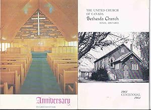 The United Church of Canada Bethesda Church, Dixie, Ontario 1864 - 1964 Centennial ( Summerville ...