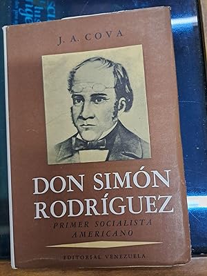 Bild des Verkufers fr Don Simon Rodriguez, primer socialista americano zum Verkauf von Libros nicos