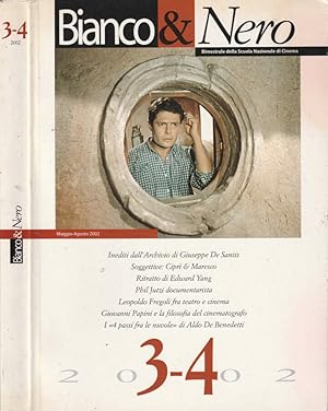 Bild des Verkufers fr Bianco e nero vol 3-4 anno 2002 Bimestrale della Scuola Nazionale di Cinema zum Verkauf von Biblioteca di Babele