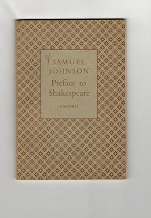 Seller image for Preface to Shakespeare: with Proposals for printing the dramatick works of William Shakespeare for sale by Leopolis