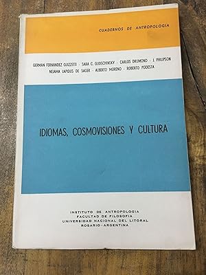 Seller image for Idiomas, cosmovisiones y cultura for sale by Libros nicos