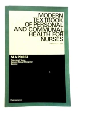 Imagen del vendedor de Modern Textbook of Personal and Communal Health for Nurses a la venta por World of Rare Books