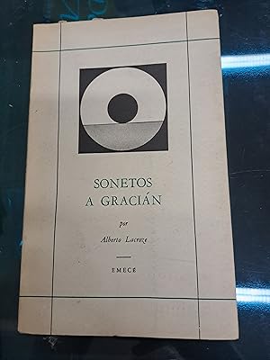 Imagen del vendedor de Sonetos a Gracian a la venta por Libros nicos