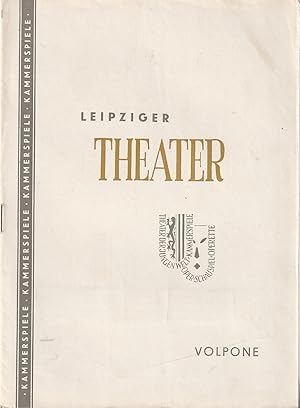 Seller image for Programmheft Ben Jonson VALPONE Kammerspiele Spielzeit 1953 / 54 Heft 2 for sale by Programmhefte24 Schauspiel und Musiktheater der letzten 150 Jahre