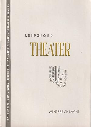 Seller image for Programmheft Johannes R. Becher WINTERSCHLACHT Schauspielhaus Spielzeit 1953 / 54 Heft 15 for sale by Programmhefte24 Schauspiel und Musiktheater der letzten 150 Jahre