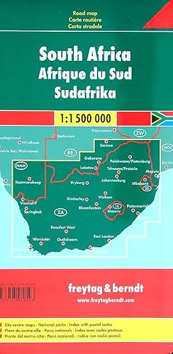 South Africa 1: 1 500 000